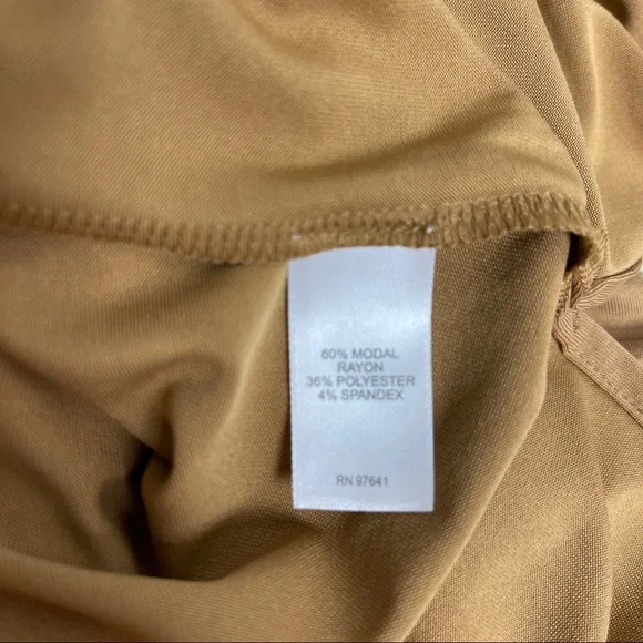 J. Jill Casual-Luxe T-Shirt Maxi Dress in Tigers Eye - Picture 8 of 8